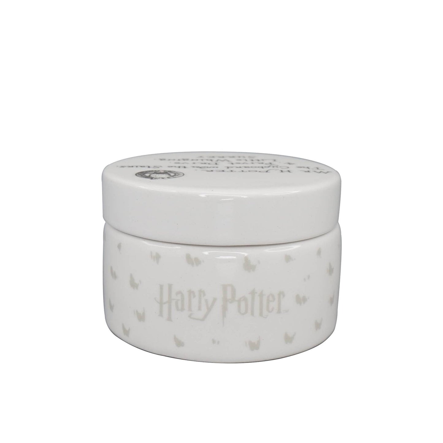 Boîte ronde en céramique Harry Potter - Hedwige