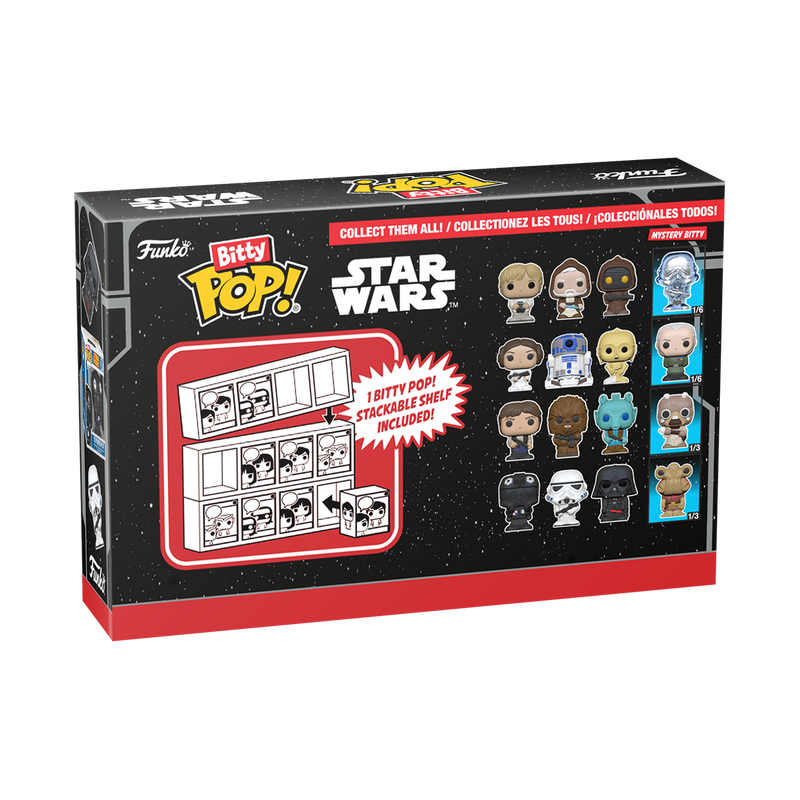 Pack de 4 figurines Bitty Pop! Star Wars : Leia - Cdiscount Jeux vidéo