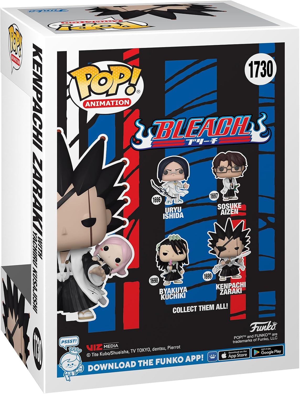 Pop! Kenpachi Zaraki avec Yachiru Kusajishi