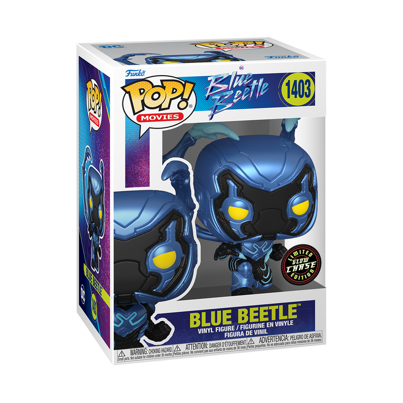 Blue Beetle gehurkt