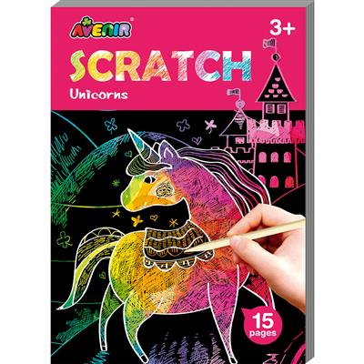 Mini Scratch Book - Licornes – vue principale