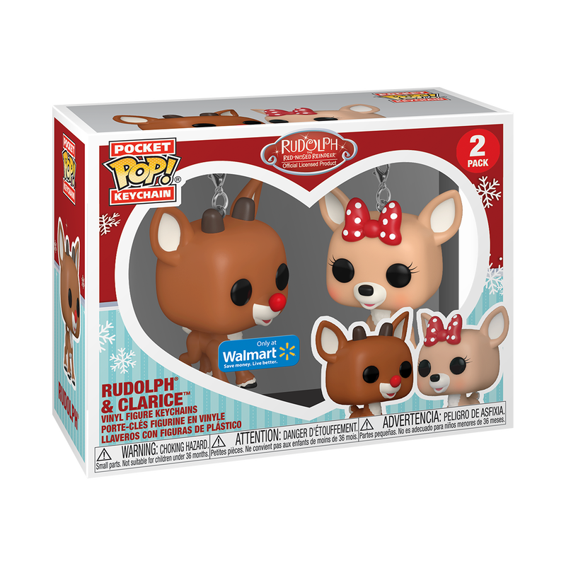 Rudolphe &amp; Clarice (SE) - Pop! Keychain 