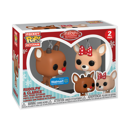 Rudolphe &amp; Clarice (SE) - Pop! Keychain 