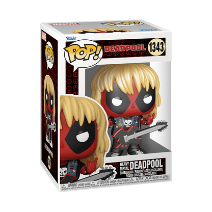 Pop! & Tee Heavy Metal Deadpool (Metallic)