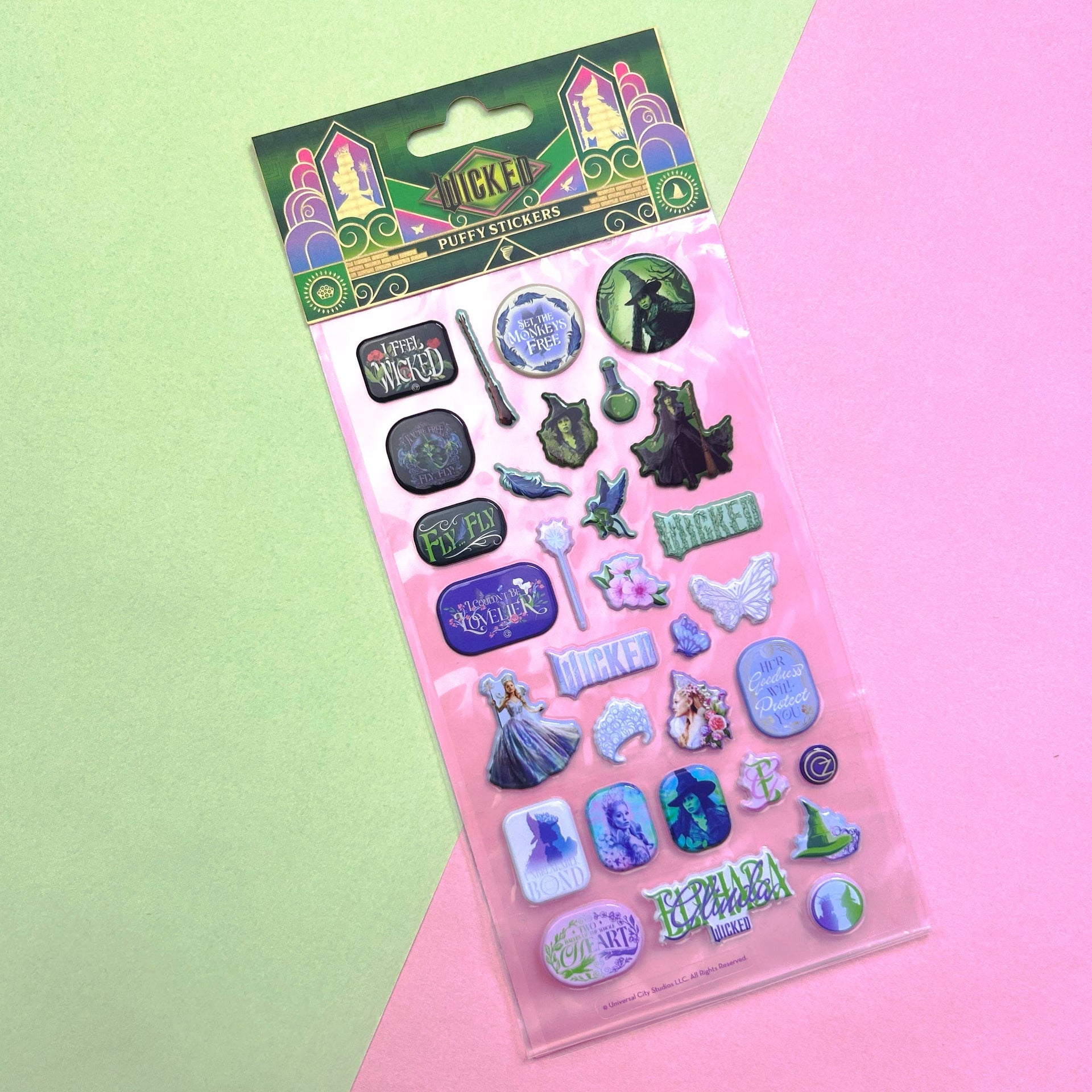 Autocollants – en relief Wicked For Good | Blueprint Collections – vue 4