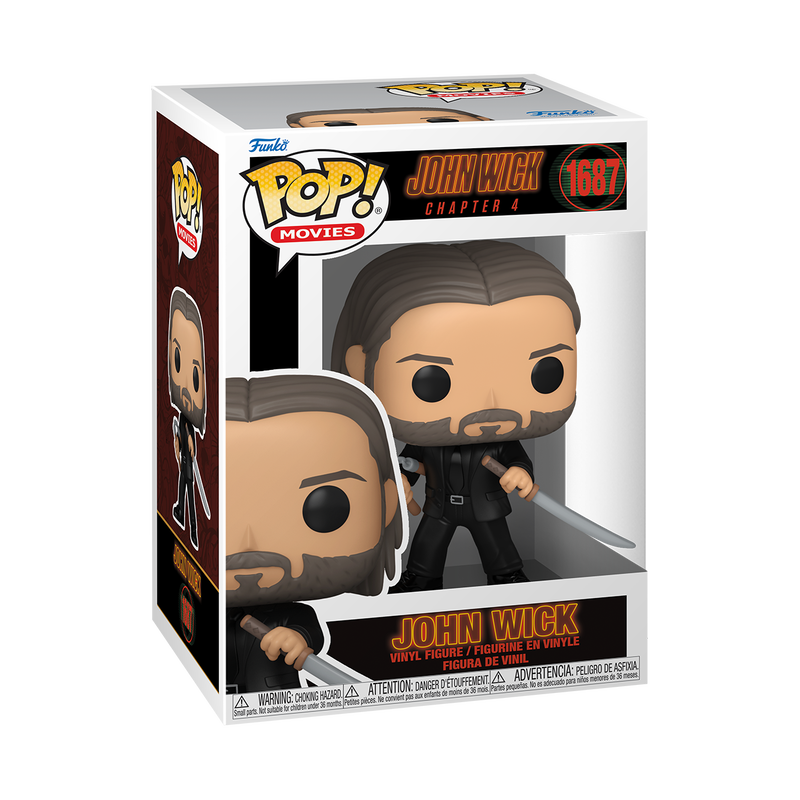 Pop! John Wick avec Epée & Nunchakus