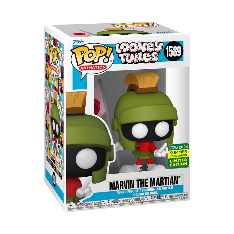 Pop! Marvin the Martian with Martian Flag