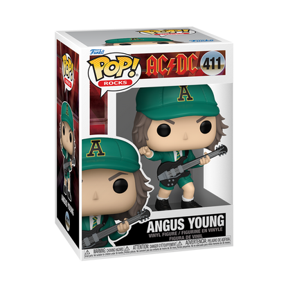 Pop! Angus Young en tenue verte - PRECOMMANDE*