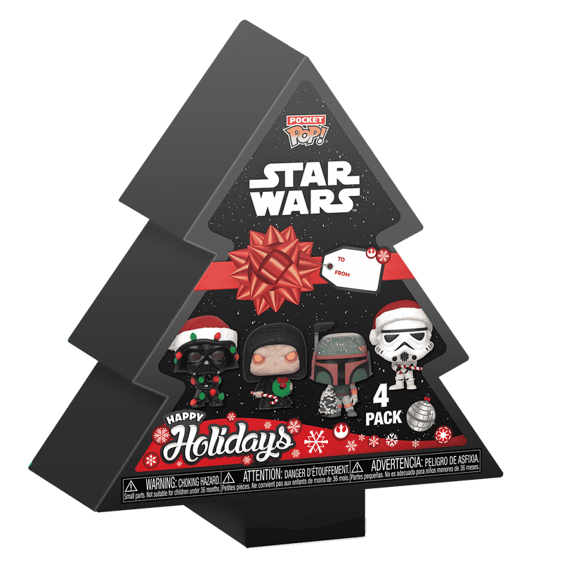 Pocket Pop! Holiday Star Wars 4-Pack