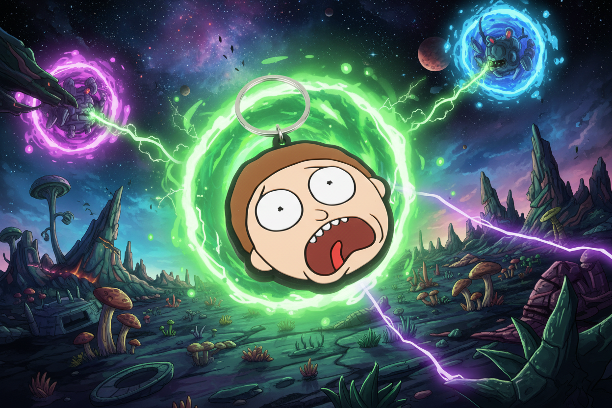 Porte-clés Rick and Morty - Morty Terrifié