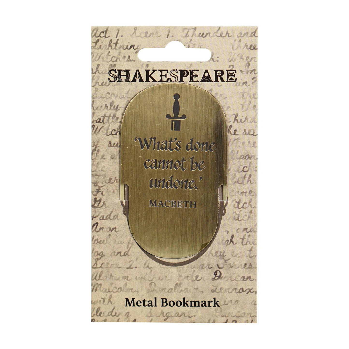 Shakespeare - Macbeth Metal Bookmark