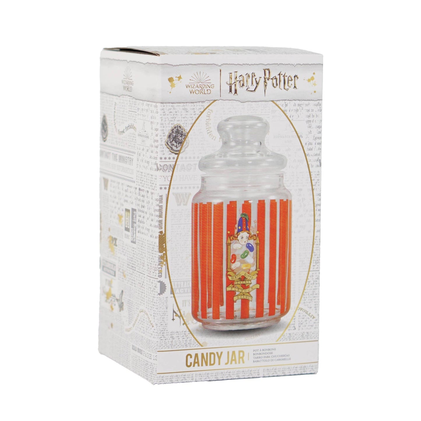 Harry Potter Glass Sweet Jar - Bertie Botts 750 ml