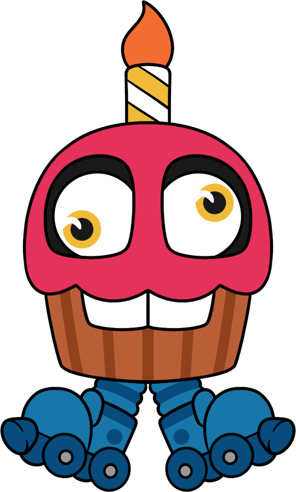 Party Mr Cupcake Bobble Pin