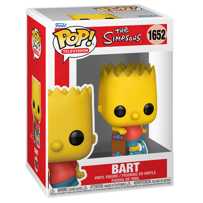 Pop! Bart Simpson avec Skateboard - PRECOMMANDE*