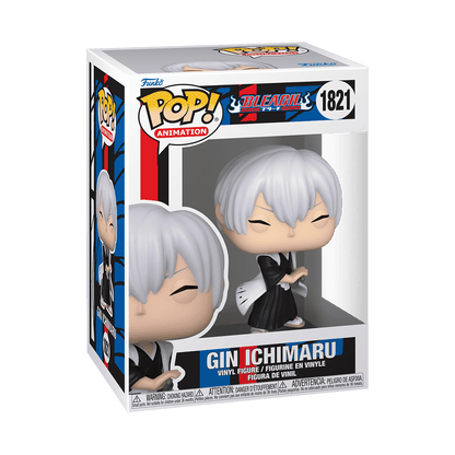 Boîte Pop! Gin Ichimaru n°1821 – Bleach – visuel officiel Funko