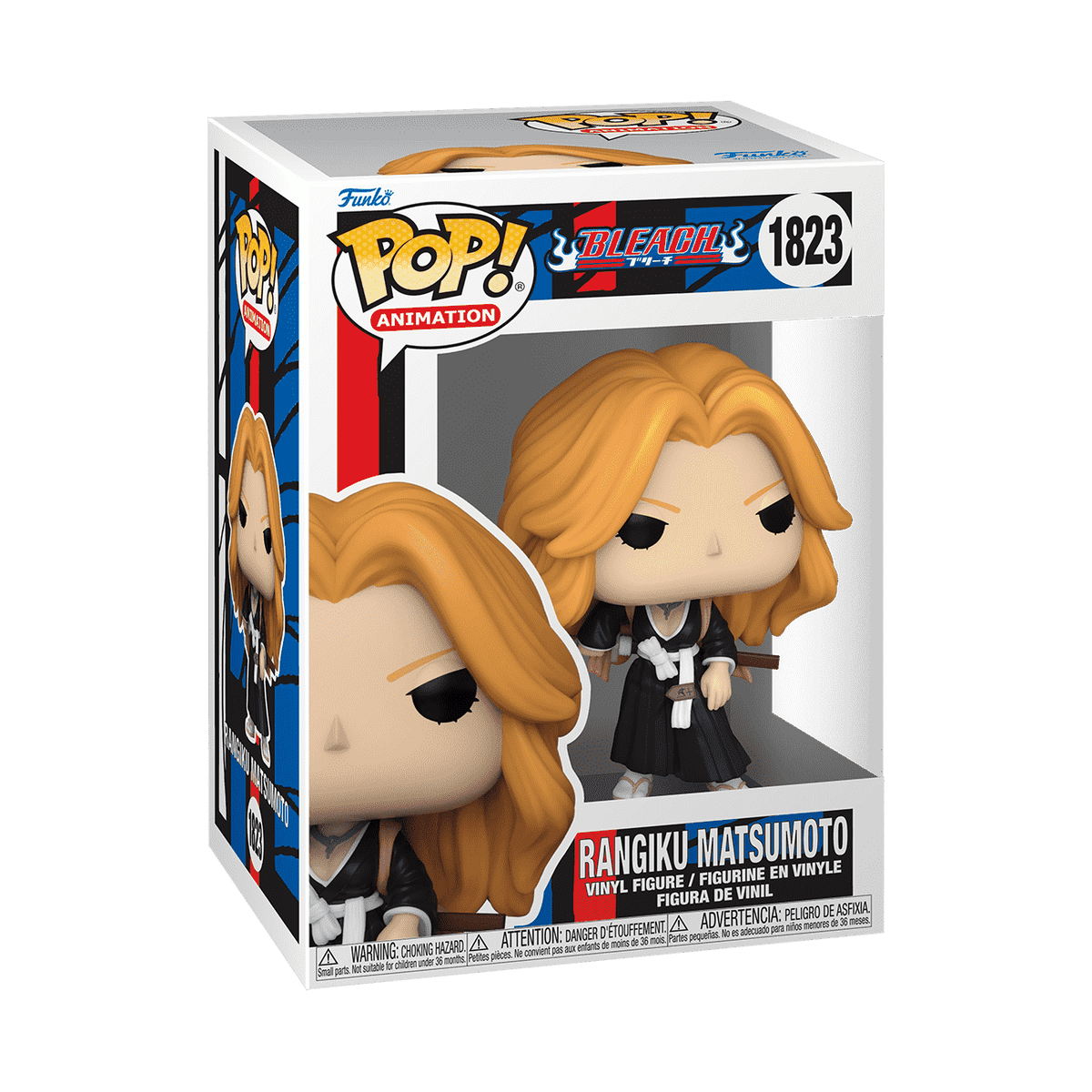 Boîte Pop! Rangiku Matsumoto n°1823 – Bleach – visuel officiel Funko