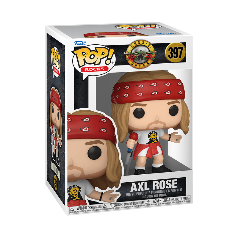 Pop! Axl Rose avec Bandana Rouge