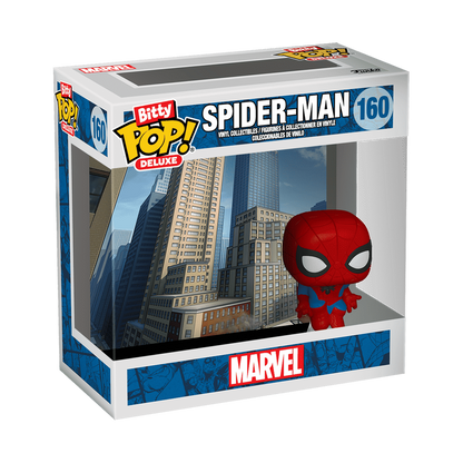 Bitty Pop! Deluxe Spider-Man (Cityscape) – visuel officiel Funko