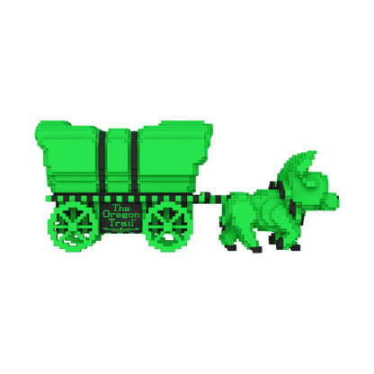 Pop! Rides Super Deluxe the Oregon Trail Oxen and Wagon (Green &amp; Black)