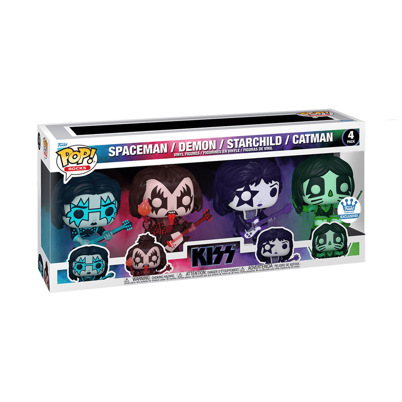 Pop! KISS (Color Spotlight) 4-Pack