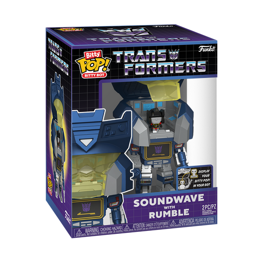 Bitty Pop! Bot Soundwave avec Rumble