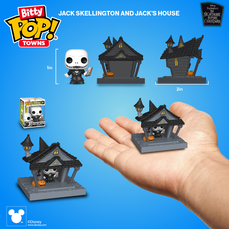 Bitty Pop! Towns Jack Skellington et sa Maison