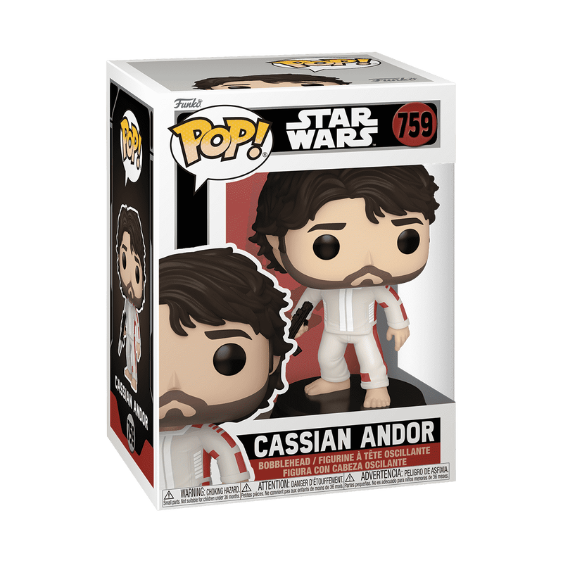 pop cassian andor with blaster