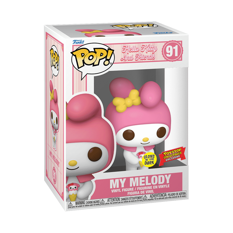 pop my melody with ice cream glow 91