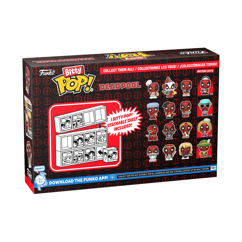 Bitty Pop! Deadpool 4-Pack Series 2 