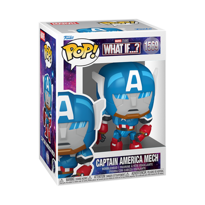 Figurine Funko Pop! Captain America Mech – vue alternative