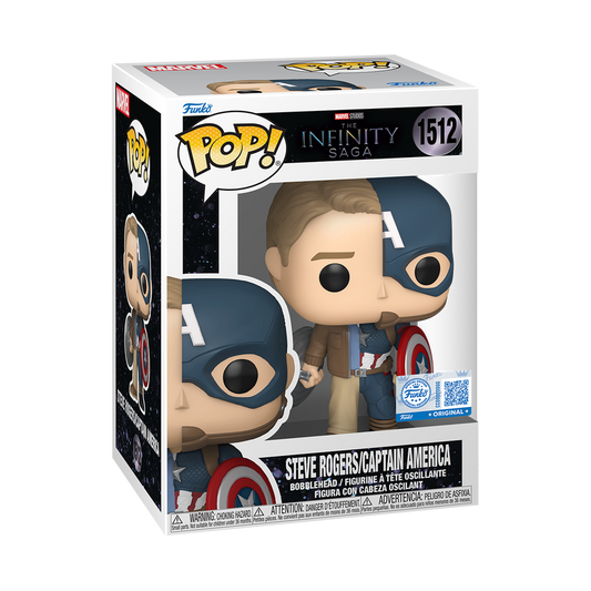 Pop! Steve Rogers/Captain America (The Infinity Saga) #1512 - vue officielle Funko