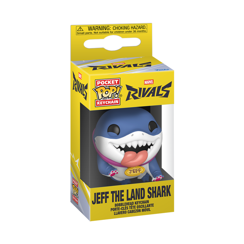 Pop! Keychain Jeff the Land Shark (Marvel Rivals)