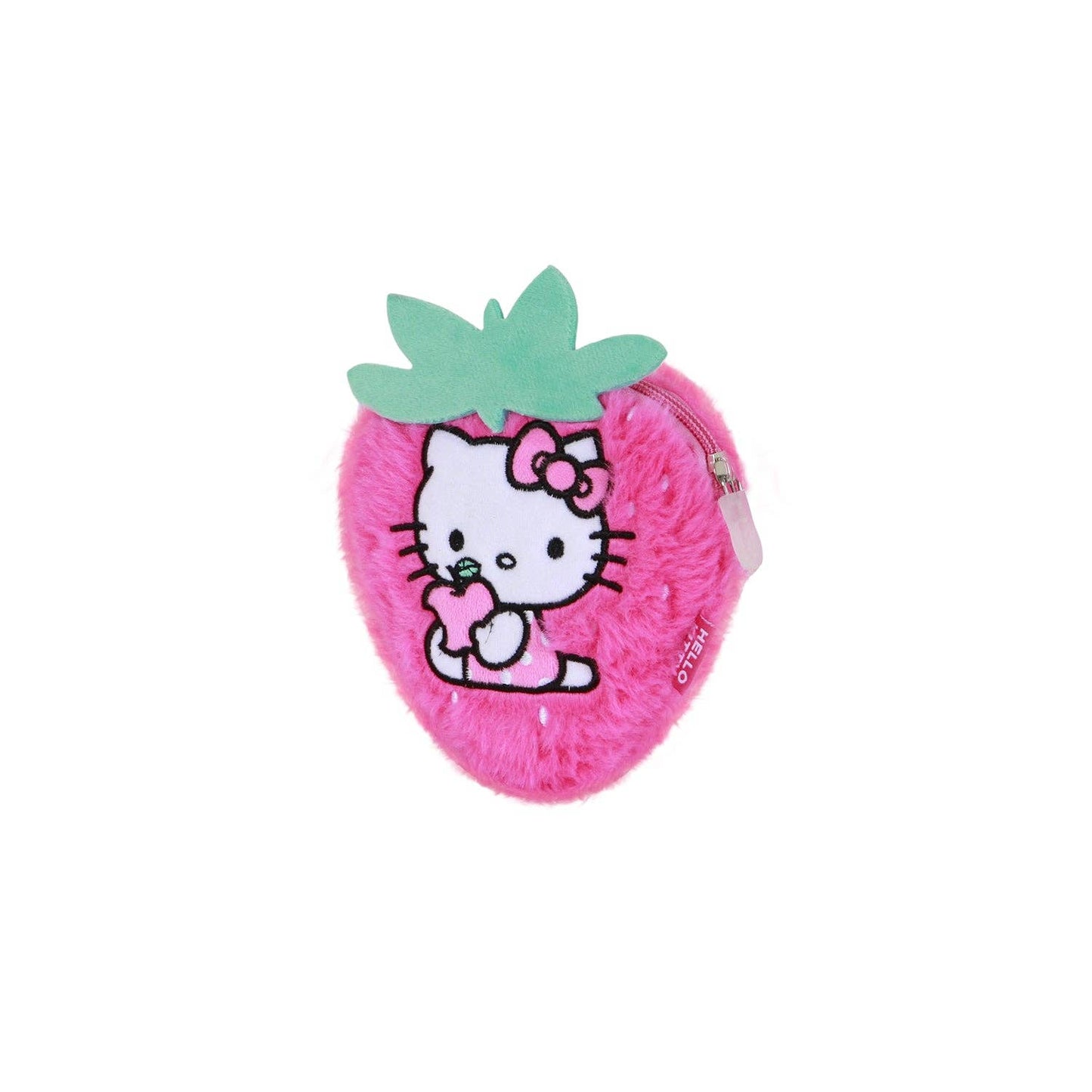 Hello Kitty Plush Coin Purse - Strawberry