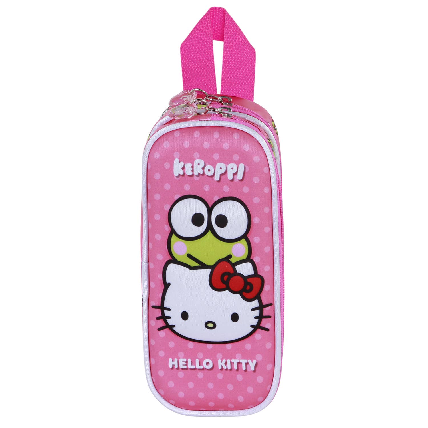 Trousse 3D Double Hello Kitty « Funny » – Rose