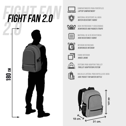 Sac à Dos Fight FAN 2.0 Looney Tunes « Batman Tunes » – Noir