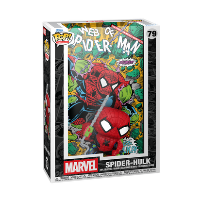 Funko Pop! Comic Covers Web of Spider-Man #70 (Spider-Hulk) - vue officielle 2