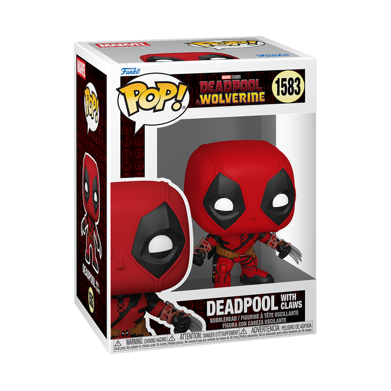 Funko Pop! Deadpool with Claws #1583 - vue officielle 2