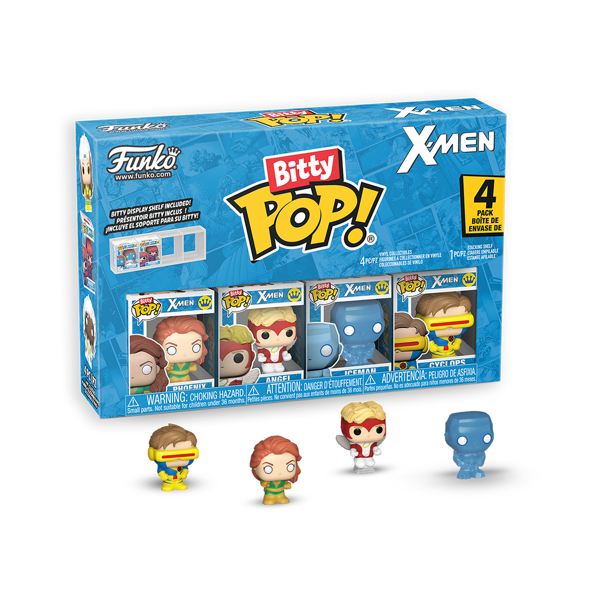 Bitty Pop! X-Men 4-Pack Series 2 – visuel officiel Funko