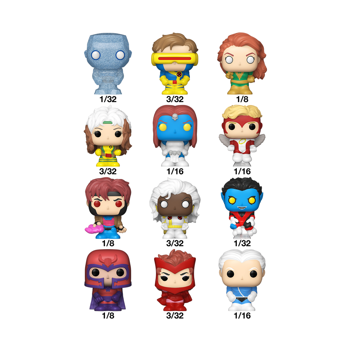 Mystery Bitty Pop! X-Men – visuel officiel Funko