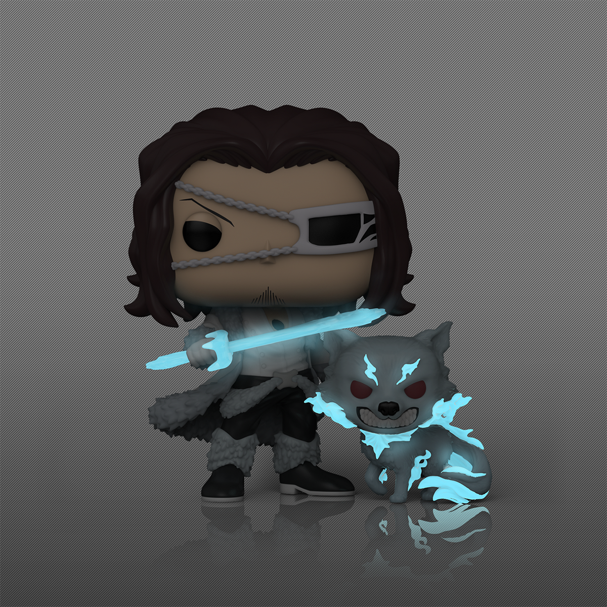 Pop! & Buddy Coyote Stark (Glow) phosphorescent – Bleach – visuel officiel Funko