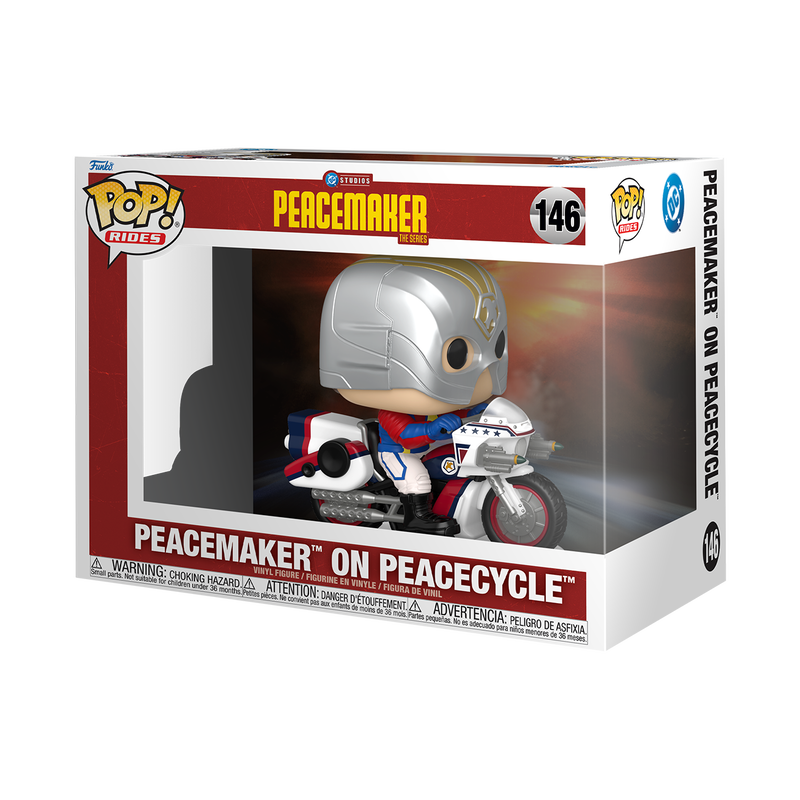 Pop! Rides Peacemaker sur Peacecycle #146 - boîte officielle