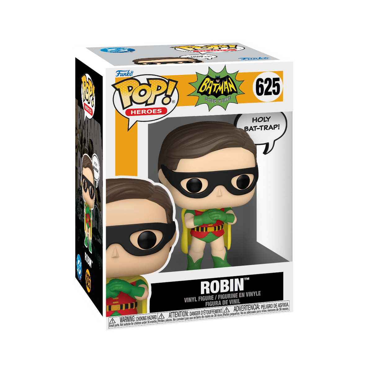 Pop! Robin (Holy Bat-Trap!) - boîte officielle Funko