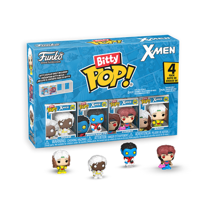Bitty Pop! X-Men 4-Pack Series 3 – visuel officiel Funko