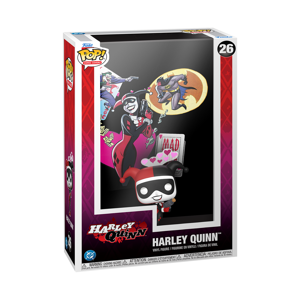 Pop! Comic Covers Harley Quinn - vue secondaire officielle Funko