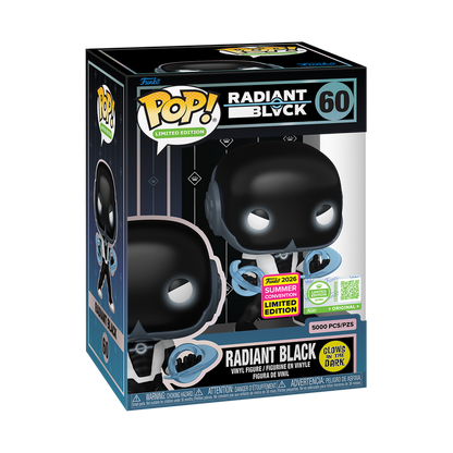 Pop! Radiant Black (Glow) avec Pop! Protector #60 - boîte officielle