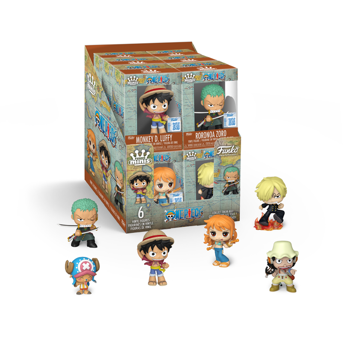 Mini Vinyl One Piece – assortiment officiel Funko