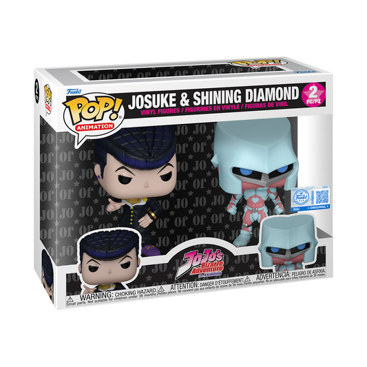 Pop! Shining Diamond et Josuke Higashikata – boîte officielle du pack de 2