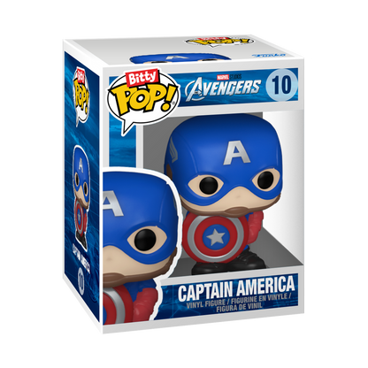 Bitty Pop! Captain America & Hulk 2-Pack – Captain America officiel Funko