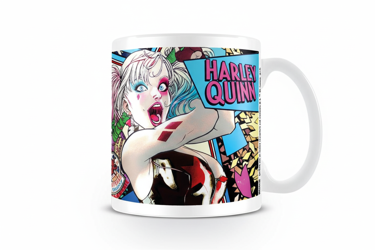 Mug DC Comics - Harley Quinn Neon