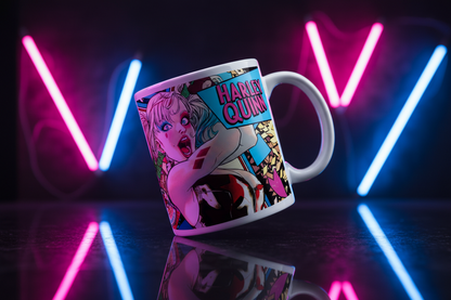 Mug DC Comics - Harley Quinn Neon